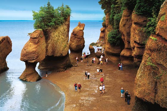 Canada’s Bay of Fundy, the joy of walking on the ocean’s floor