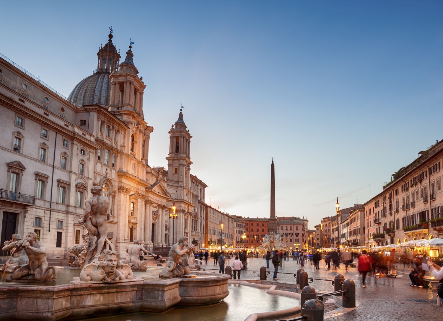 Piazza Navona, Rome Liveliest square - tipntrips