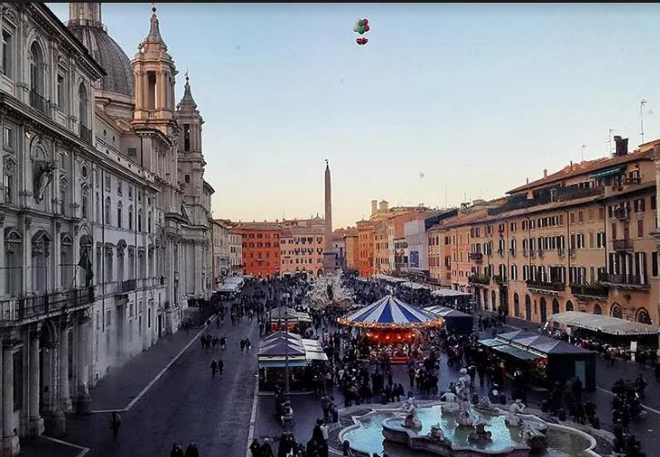 Piazza Navona, Rome Liveliest square