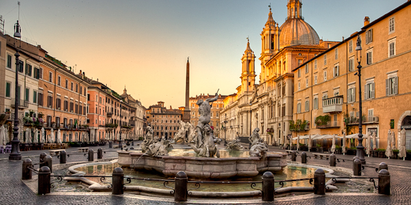 Piazza Navona, Rome Liveliest square