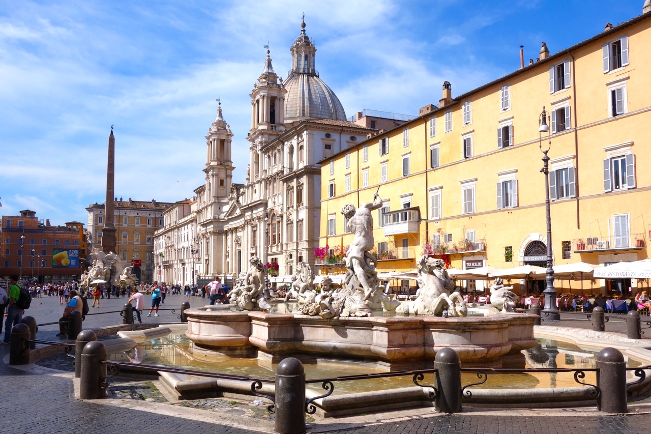 Piazza Navona, Rome Liveliest square