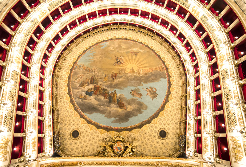 Teatro di San Carlo, the oldest opera house in the world 