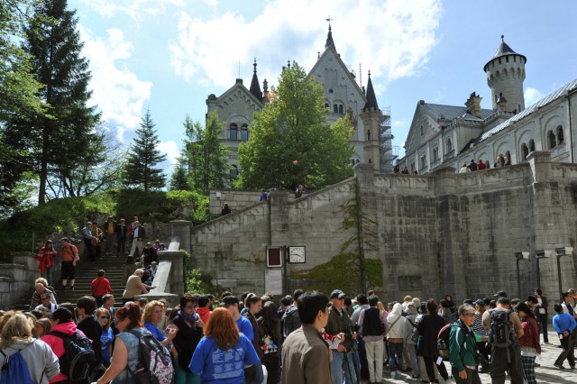 Neuschwanstein, The castle of the fairy-tale king in Germany